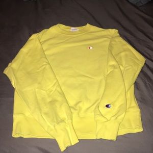 Yellow Champion crewneck